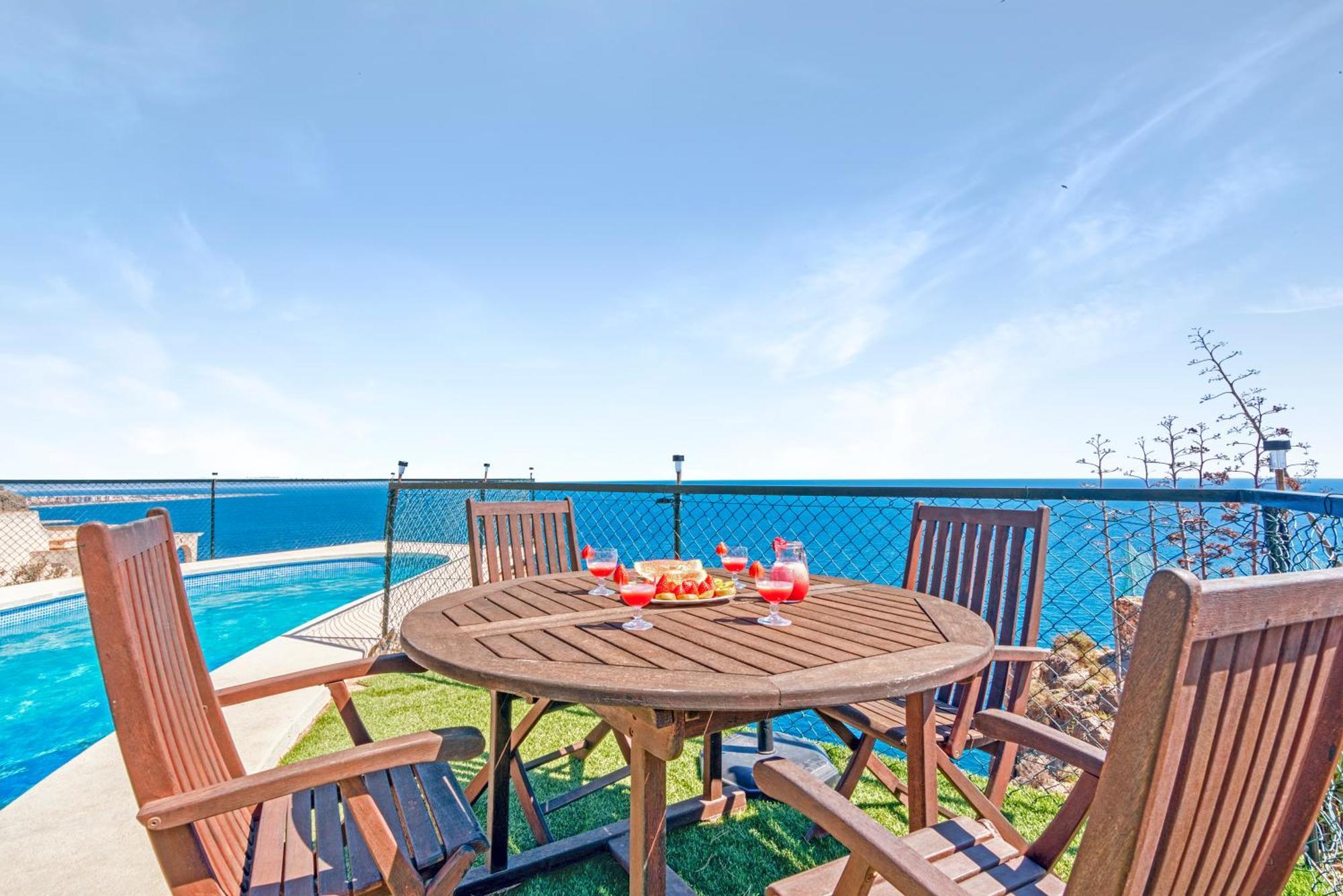 Villa Infinity Sea Views I Pool I Bbq I Jacuzzi Almeria Exterior foto